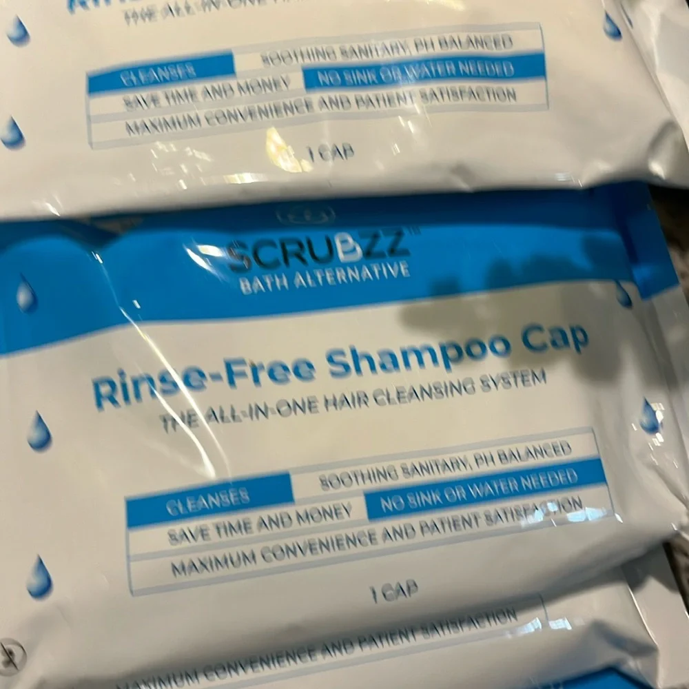 Shampoo Caps pack of 6. used for handicapped or elderly patients .